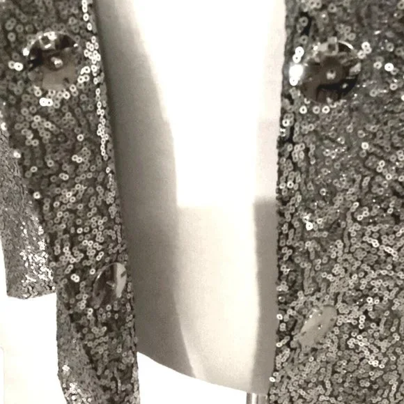 Silver sequin blazer - Picture 13 of 13